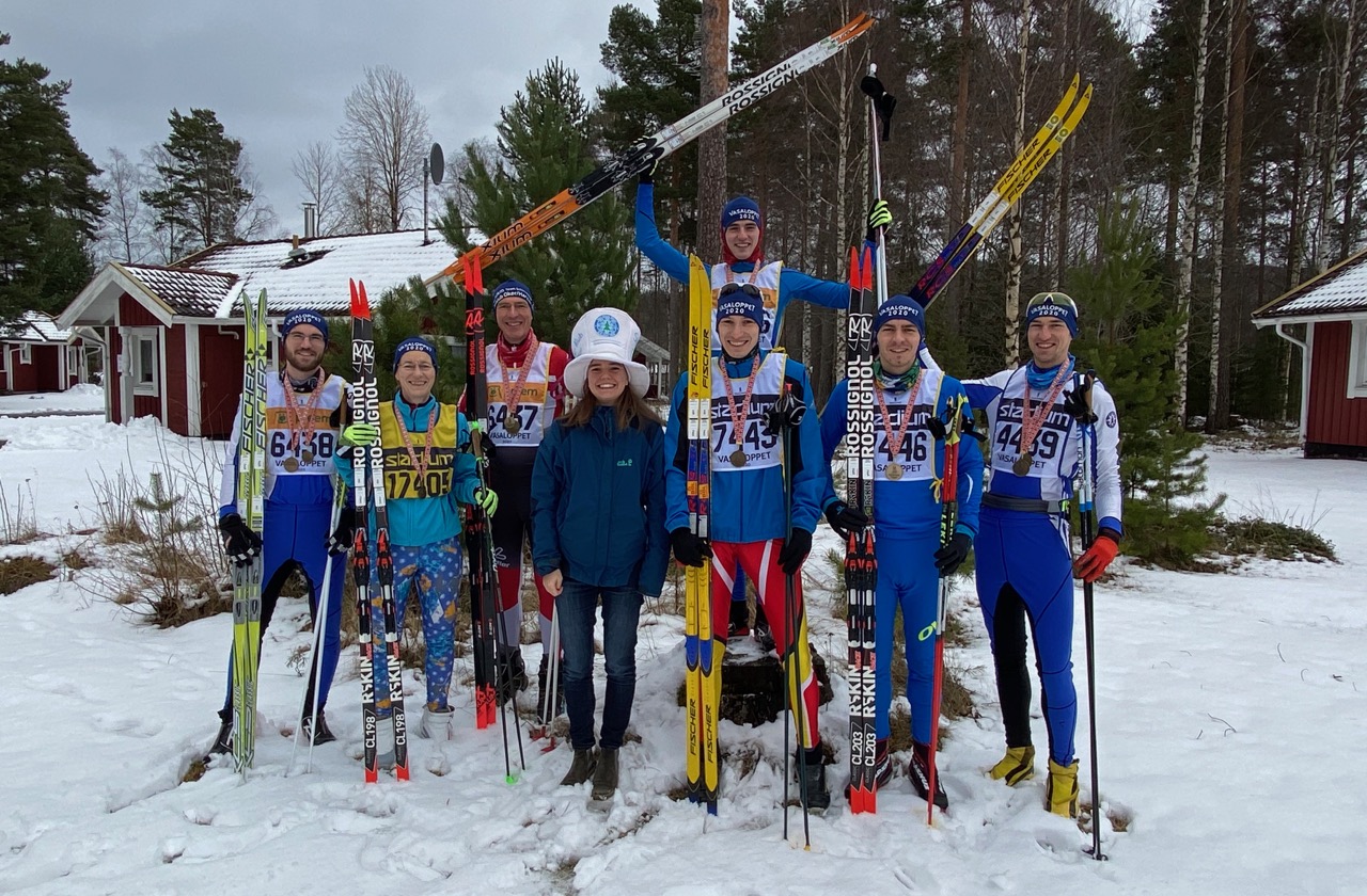 Das Loipenberichte.de-Team beim Vasalauf